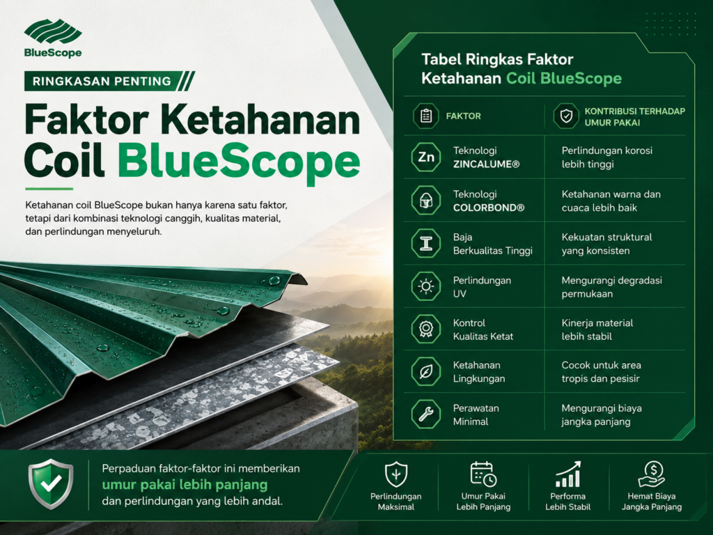 Ketahanan Coil BlueScope